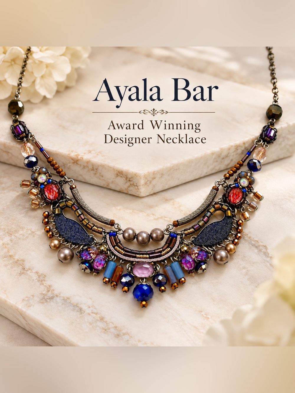 Ayala Bar Award-Winning Designer Necklace - Artisan Statement Piece
